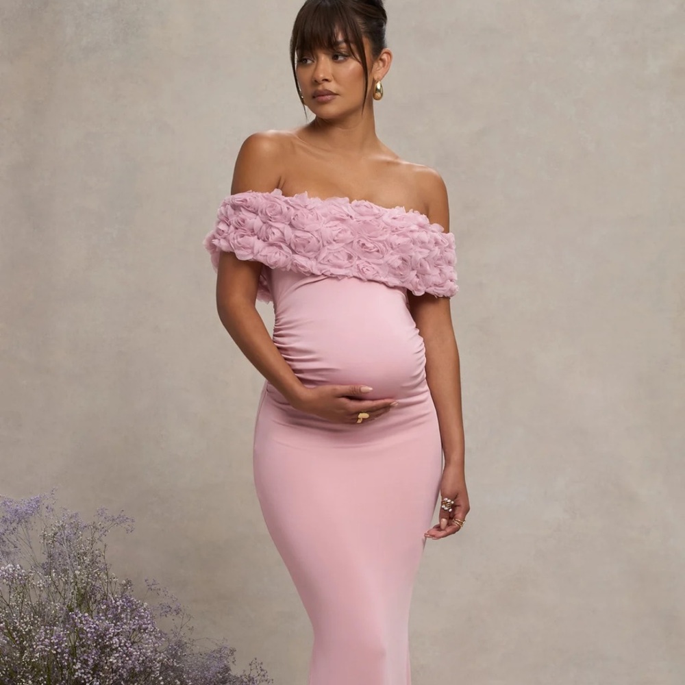 Club L London Strapless Pink Dress